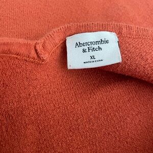Abercrombie & Fitch Orange Halter Backless Dress